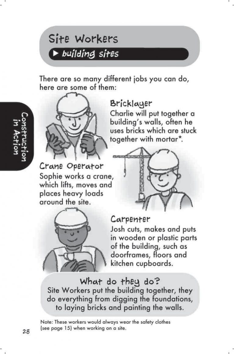 What do Construction Site Workers Do?